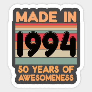 Made In 1994 Sticker